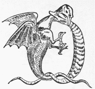 「第２図　1600年版竜と蝮の咬み合い」のキャプション付きの図