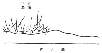 「箱根町から西方に見えた地震の発光」のキャプション付きの図