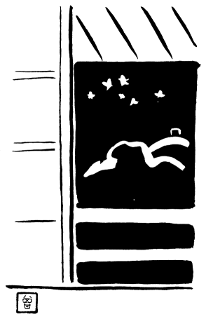 窓の挿画