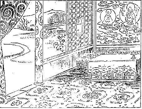 「法王離宮の内殿」のキャプション付きの図