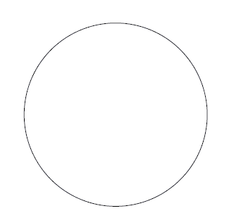 「直径六糎、線の幅は〇・二粍の円の図