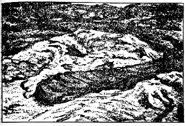 「犀皮状鎔岩」のキャプション付きの図
